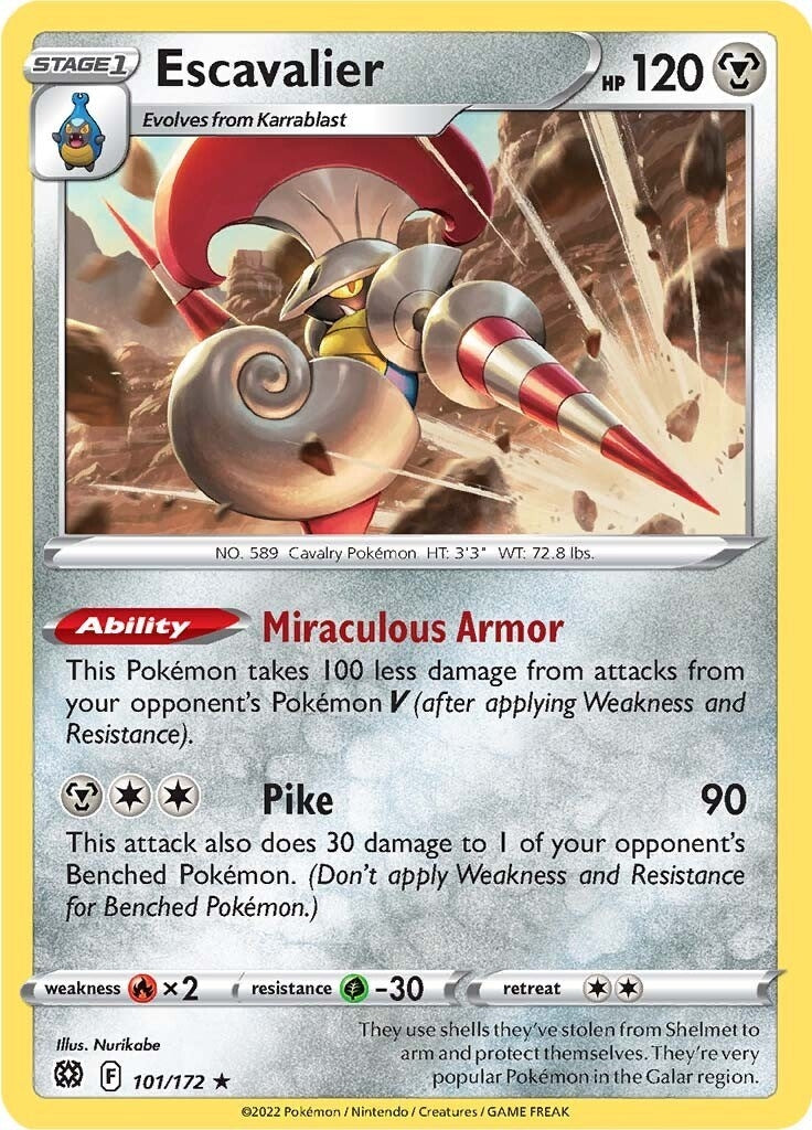 Image for Escavalier (101/172) - Pokemon