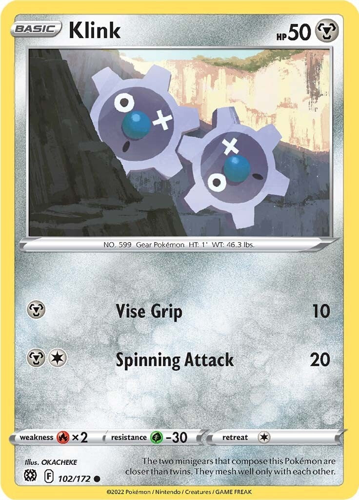 Image for Klink (102/172) - Pokemon