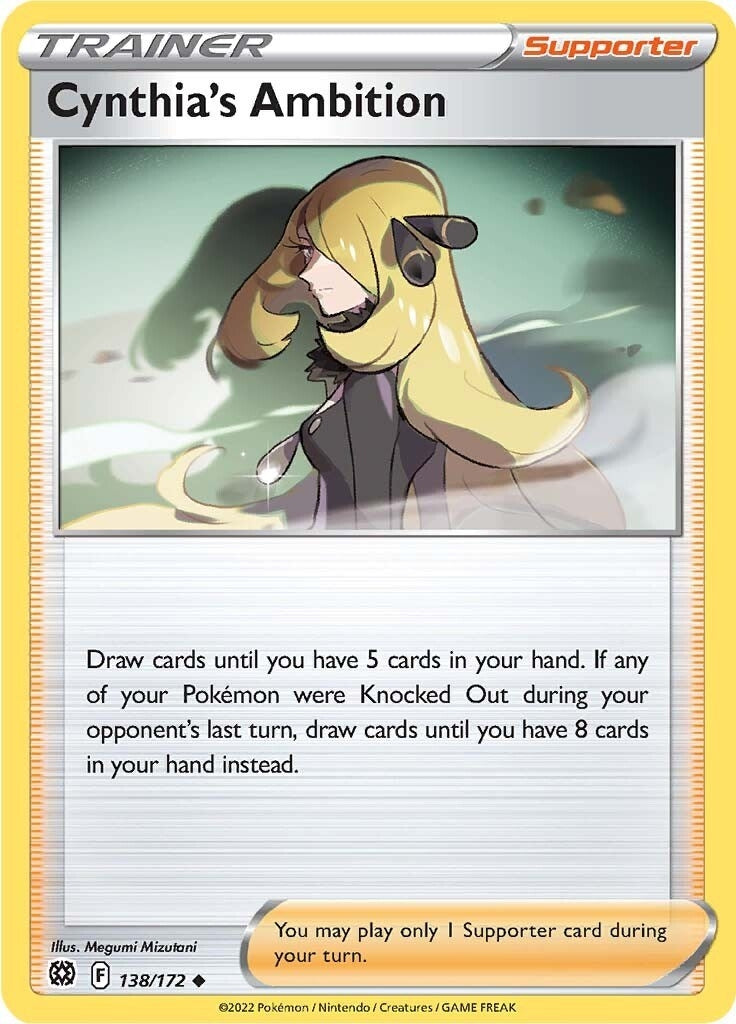 Image for Cynthia's Ambition (138/172) - Pokemon