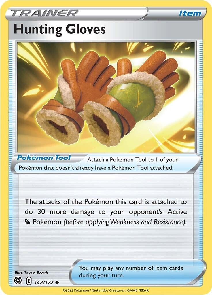Image for Hunting Gloves (142/172) - Pokemon