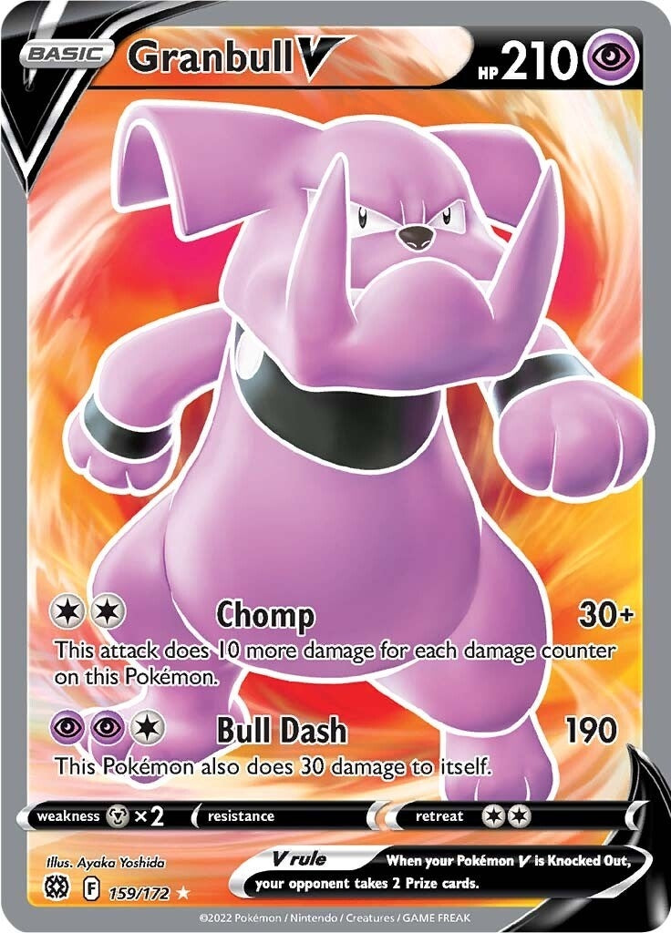 Image for Granbull V (Full Art) (159/172) - Pokemon