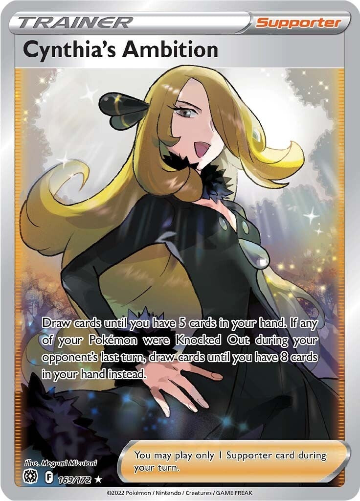 Image for Cynthia's Ambition (Full Art) (169/172) - Pokemon