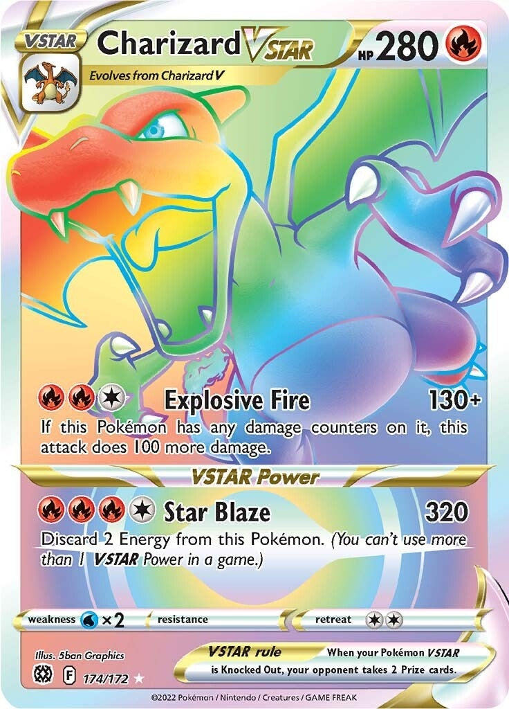 Image for Charizard VSTAR (Secret) (174/172) - Pokemon