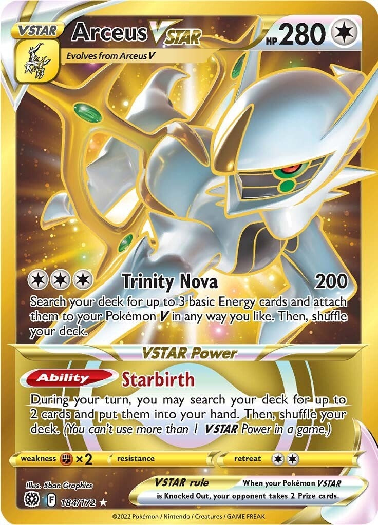 Arceus VSTAR (Secret) (184) (184/172)