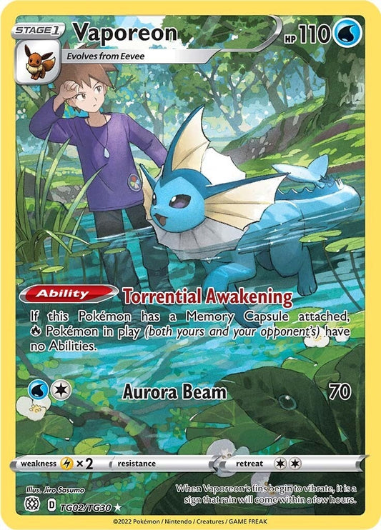 Image for Vaporeon (TG02/TG30) - Pokemon