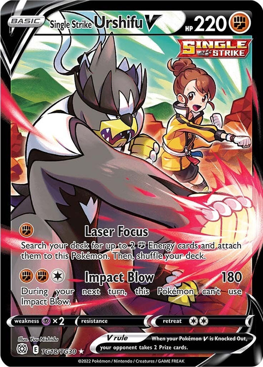 Image for Single Strike Urshifu V (TG18/TG30) - Pokemon