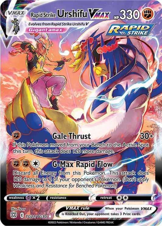 Image for Rapid Strike Urshifu VMAX (TG21/TG30) - Pokemon