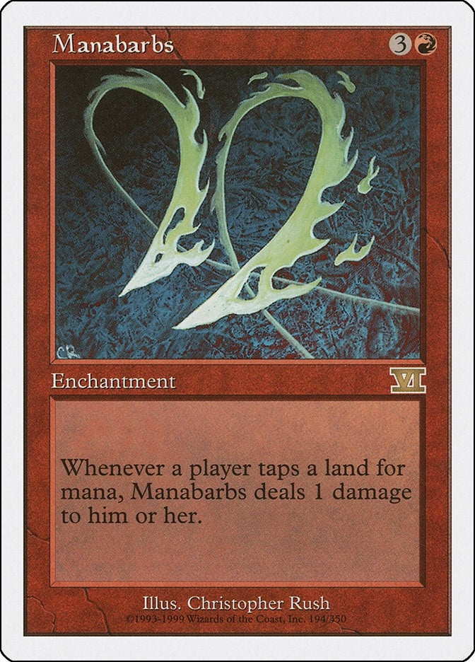 Image for Manabarbs (194) - Magic: The Gathering