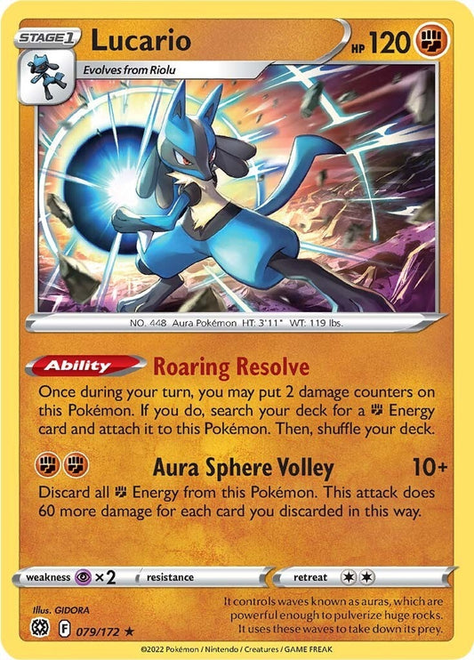 Image for Lucario (079/172) - Pokemon