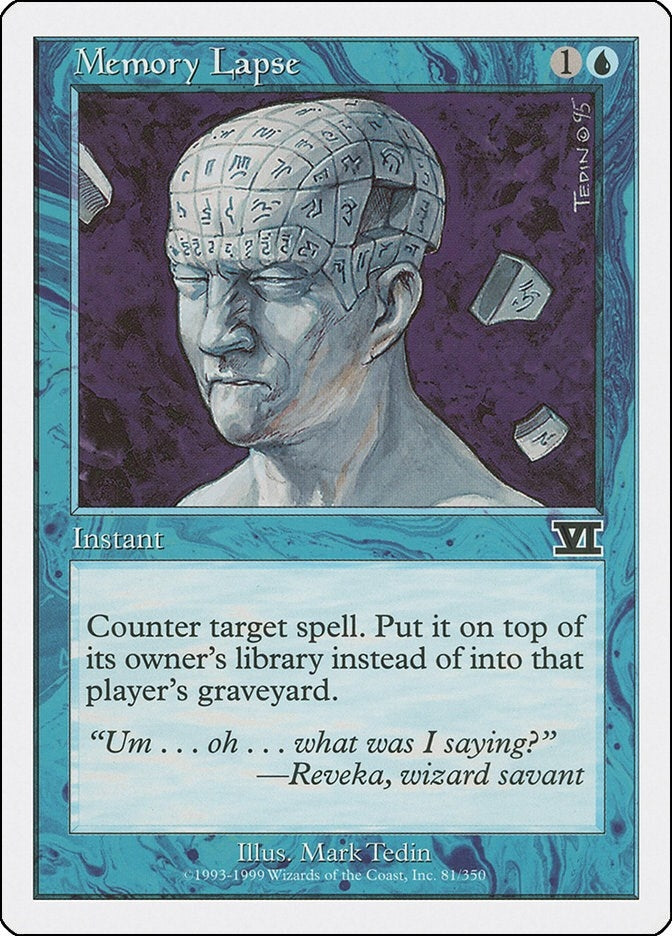 Image for Memory Lapse (81) - Magic: The Gathering