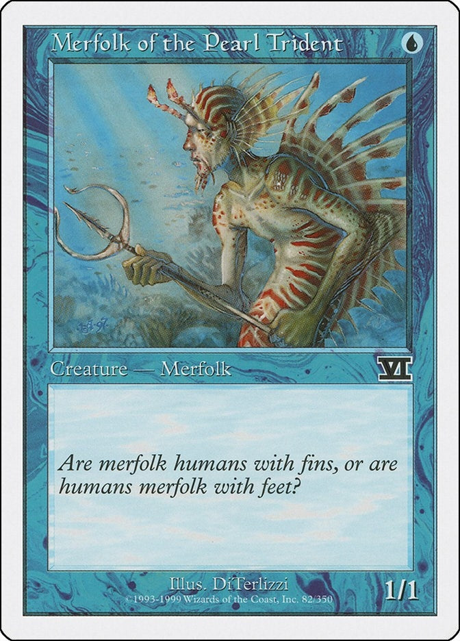Image for Merfolk of the Pearl Trident (82) - Magic: The Gathering