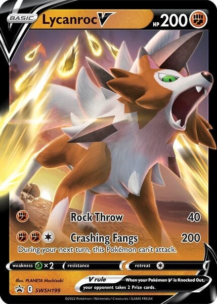 Image for Lycanroc V - SWSH199 (SWSH199) - Pokemon