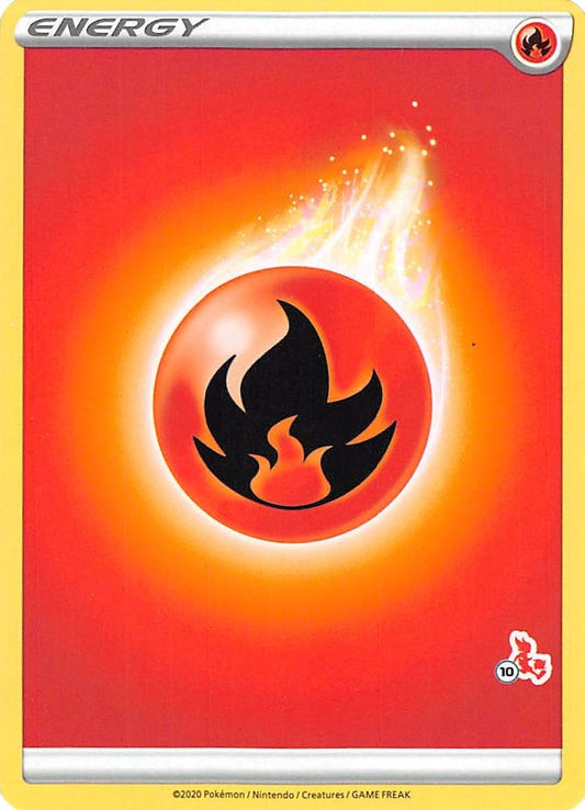 Image for Fire Energy (#10 Cinderace Stamped) - Pokemon