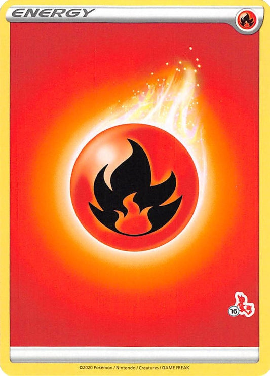 Image for Fire Energy (#16 Cinderace Stamped) - Pokemon