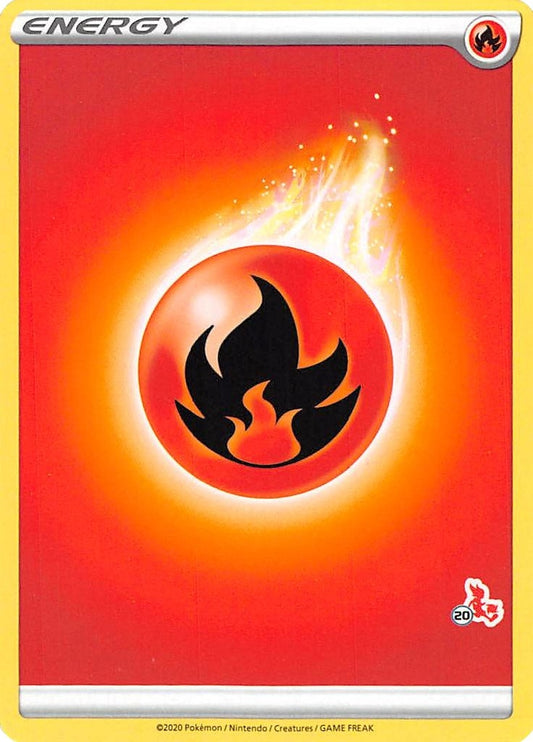 Image for Fire Energy (#20 Cinderace Stamped) - Pokemon