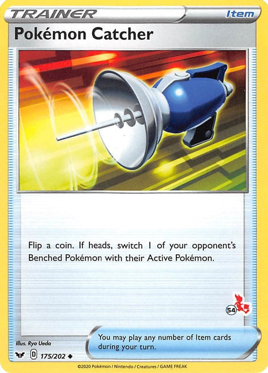 Image for Pokemon Catcher - 175/202 (#54 Cinderace Stamped) (175/202) - Pokemon