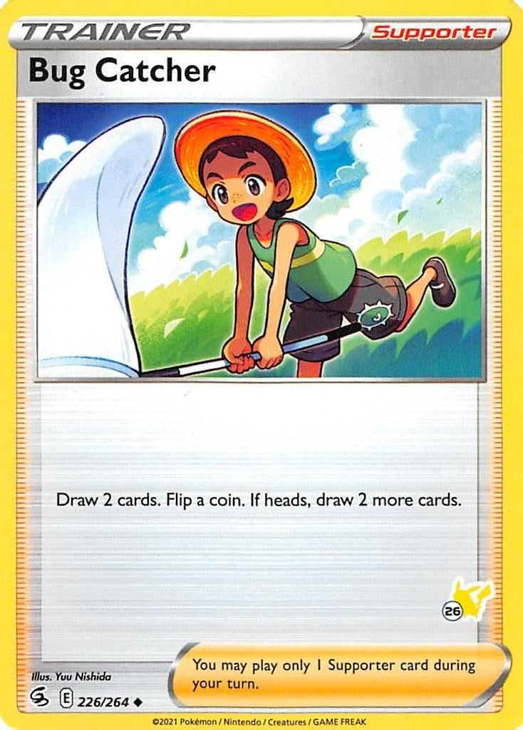 Image for Bug Catcher - 226/264 (#26 Pikachu Stamped) (226/264) - Pokemon