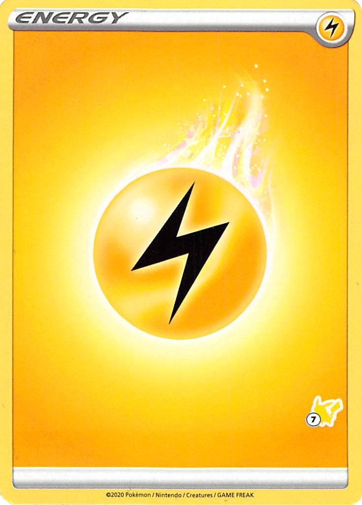 Image for Lightning Energy (#7 Pikachu Stamped) - Pokemon