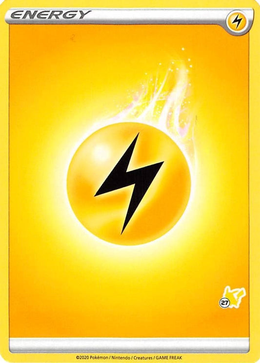 Image for Lightning Energy (#27 Pikachu Stamped) - Pokemon