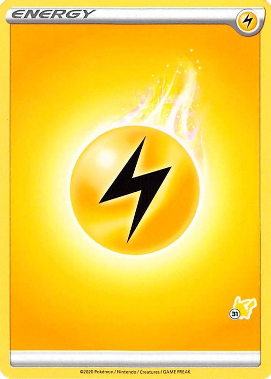 Image for Lightning Energy (#31 Pikachu Stamped) - Pokemon
