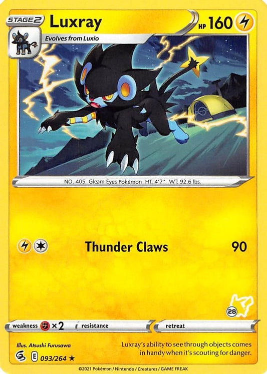 Image for Luxray - 093/264 (#28 Pikachu Stamped) (093/264) - Pokemon