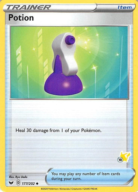 Image for Potion - 177/202 (#18 Pikachu Stamped) (177/202) - Pokemon