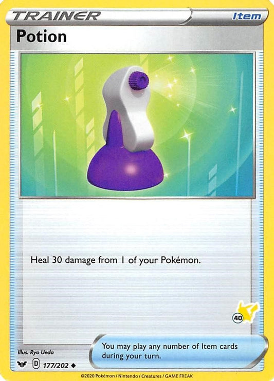 Image for Potion - 177/202 (#40 Pikachu Stamped) (177/202) - Pokemon