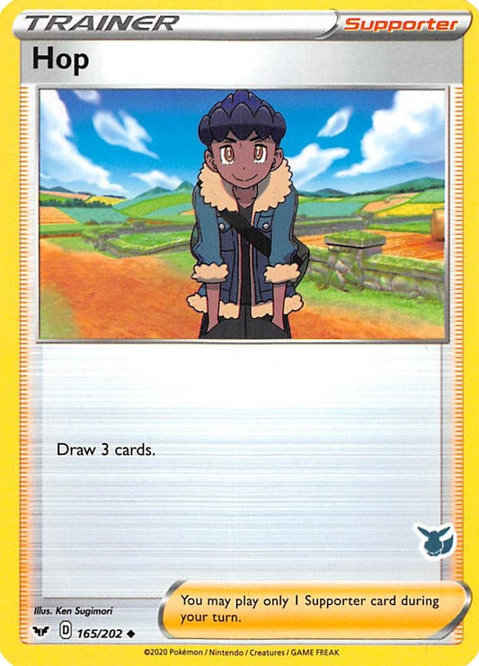 Image for Hop - 165/202 (Eevee Stamped) (165/202) - Pokemon