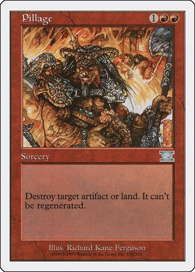 Image for Pillage (198) - Magic: The Gathering