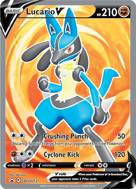 Image for Lucario V - SWSH213 (SWSH213) - Pokemon