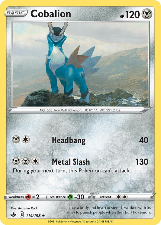 Image for Cobalion (114/198) - Pokemon