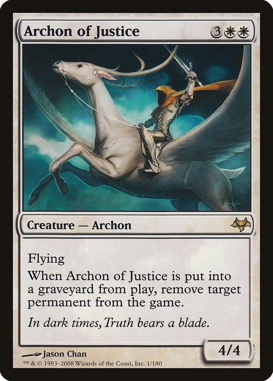 Image for Archon of Justice (1) - Magic: The Gathering