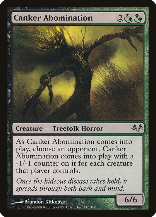 Image for Canker Abomination (115) - Magic: The Gathering