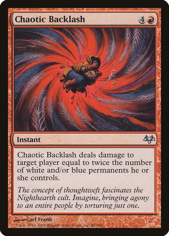 Image for Chaotic Backlash (49) - Magic: The Gathering