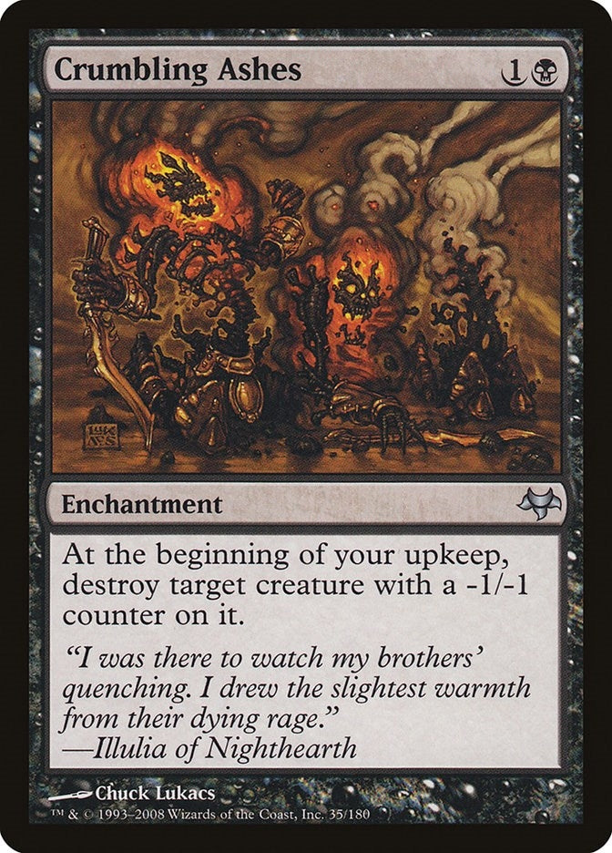 Image for Crumbling Ashes (35) - Magic: The Gathering