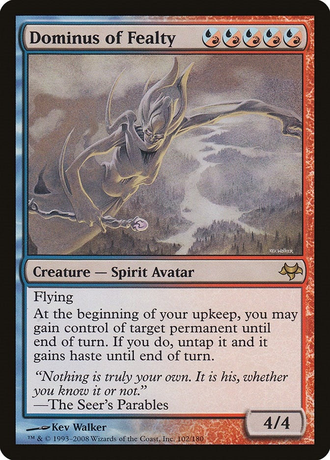 Image for Dominus of Fealty (102) - Magic: The Gathering