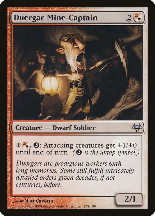 Image for Duergar Mine-Captain (138) - Magic: The Gathering