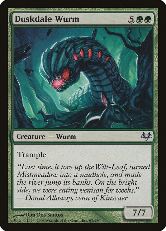 Image for Duskdale Wurm (67) - Magic: The Gathering