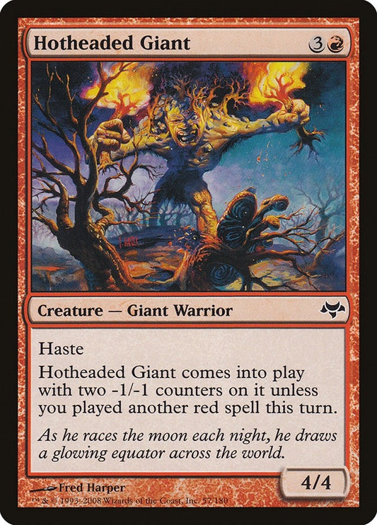 Image for Hotheaded Giant (57) - Magic: The Gathering