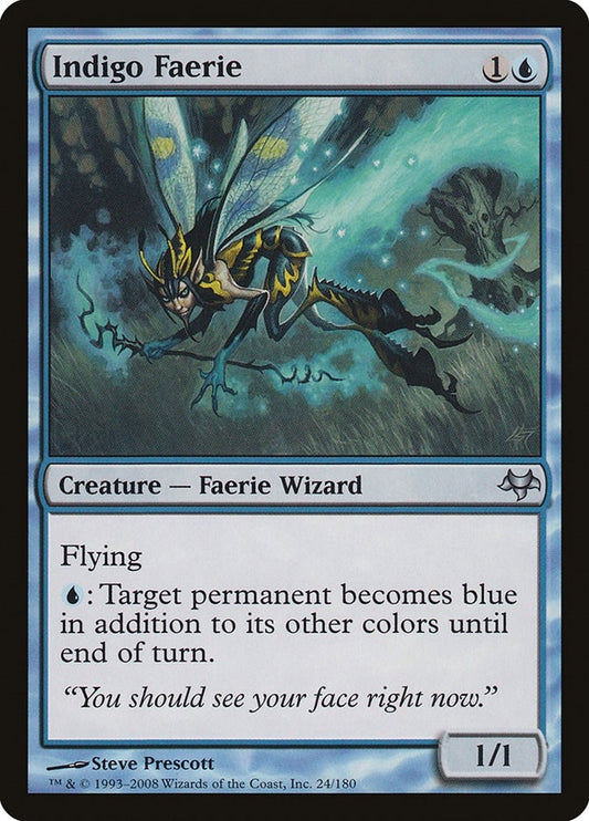 Image for Indigo Faerie (24) - Magic: The Gathering