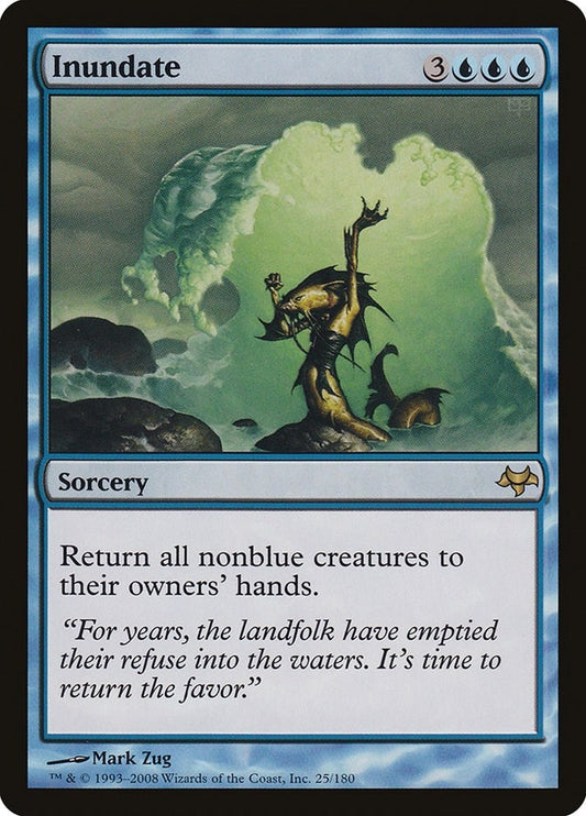 Image for Inundate (25) - Magic: The Gathering
