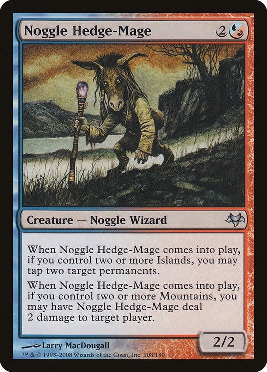 Image for Noggle Hedge-Mage (108) - Magic: The Gathering