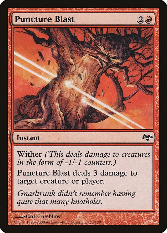 Image for Puncture Blast (60) - Magic: The Gathering