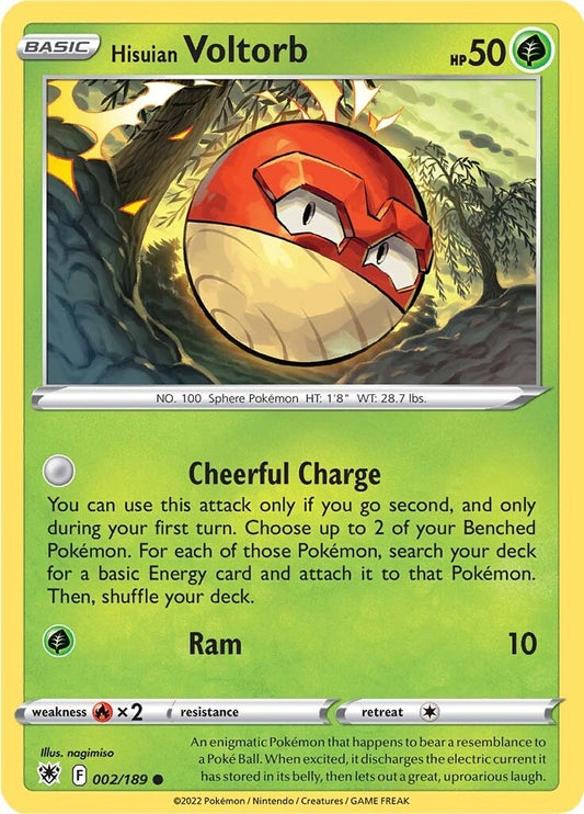 Image for Hisuian Voltorb (002/189) - Pokemon
