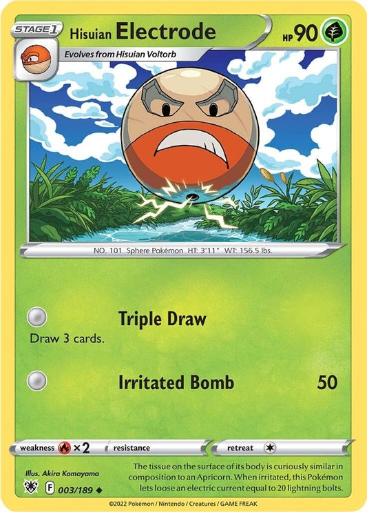 Image for Hisuian Electrode (003/189) - Pokemon