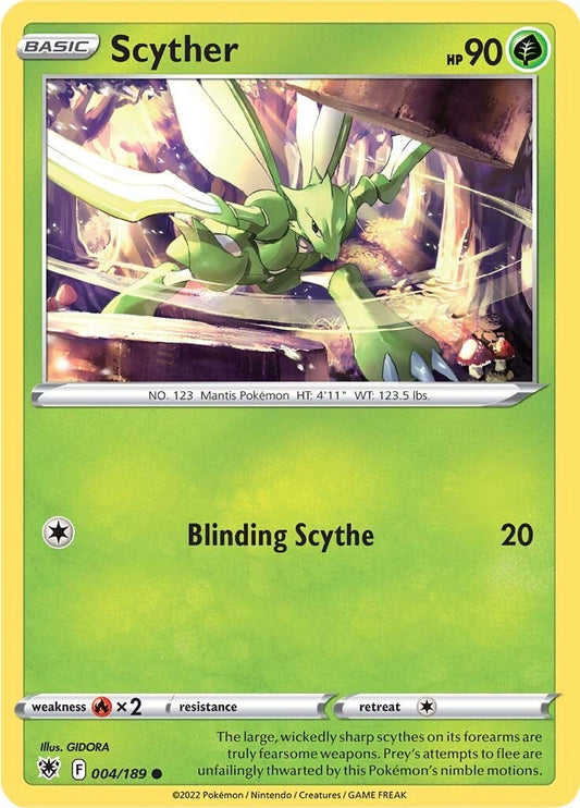 Image for Scyther (004) (004/189) - Pokemon
