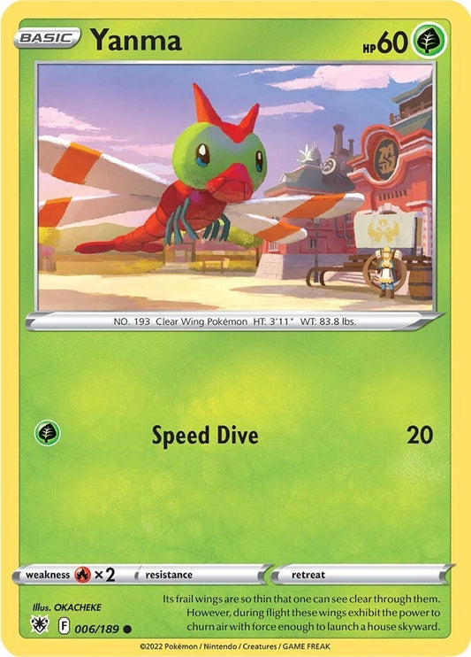Image for Yanma (006/189) - Pokemon