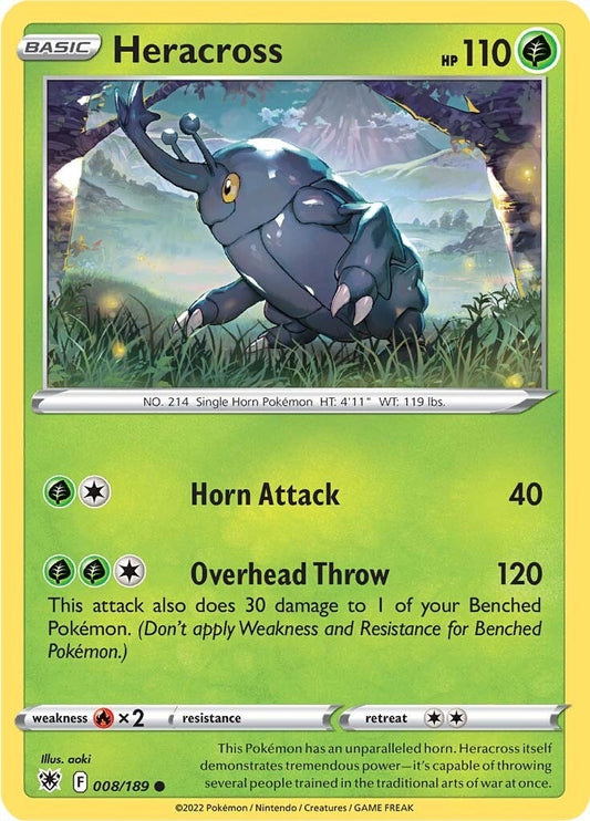 Image for Heracross (008/189) - Pokemon