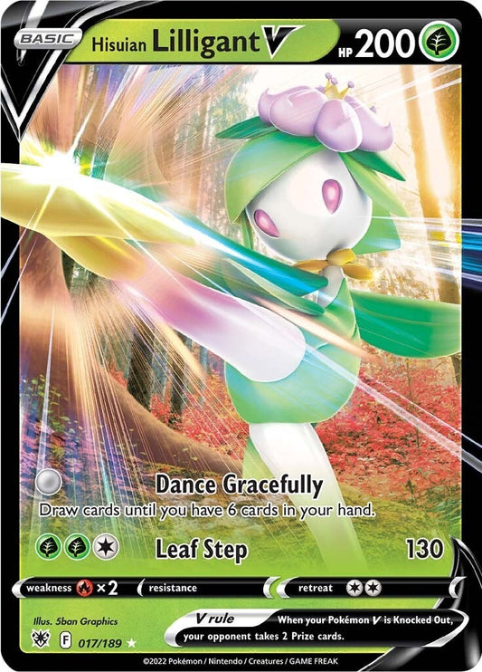 Image for Hisuian Lilligant V (017/189) - Pokemon