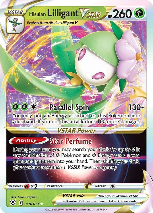 Image for Hisuian Lilligant VSTAR (018/189) - Pokemon